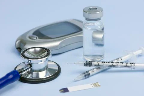 Diabetes testing Stock Photos