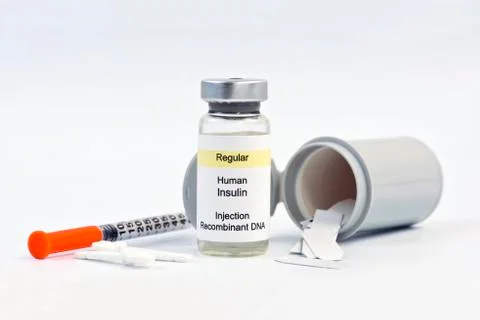 Diabetic testing supplies Stock Photos
