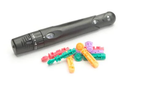 Diabetic Testing Supplies Stock Photos