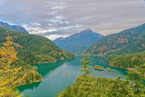 Diablo Lake Stock Photos