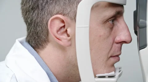 Diagnosing Vision Problems Stock Footage 65393765