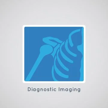 Diagnostic Imaging logo vector Stock Illustration