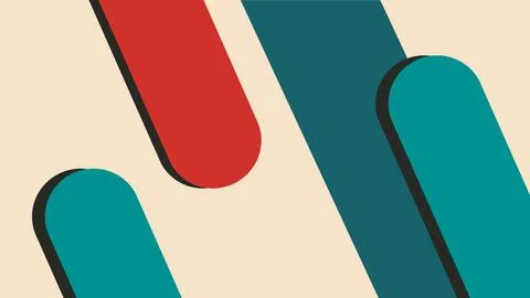 Diagonal Abstract Cylindrical Neutral Base Stock Illustration