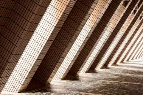 Diagonal architectural abstract Stock Photos