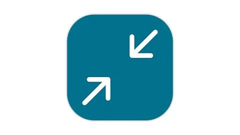 Diagonal arrows icon Stock Illustration