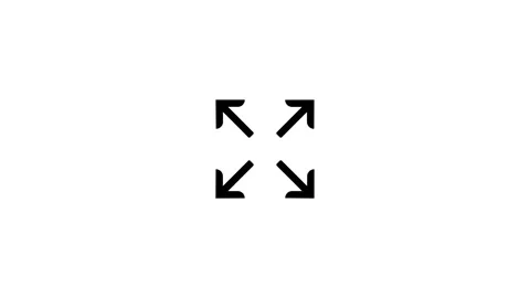 Diagonal Arrows Pointing in Opposite Directions Stock Footage 332824415