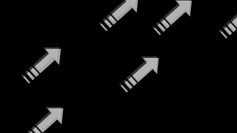 Diagonal arrows repeated pattern with cropped edges abstract business and g.. Stock Footage 339276516