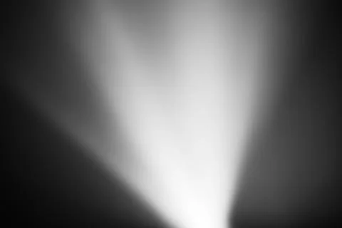 Diagonal black and white light leak bokeh background Stock Illustration