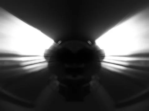 Diagonal black and white rays bokeh background Stockillustratie