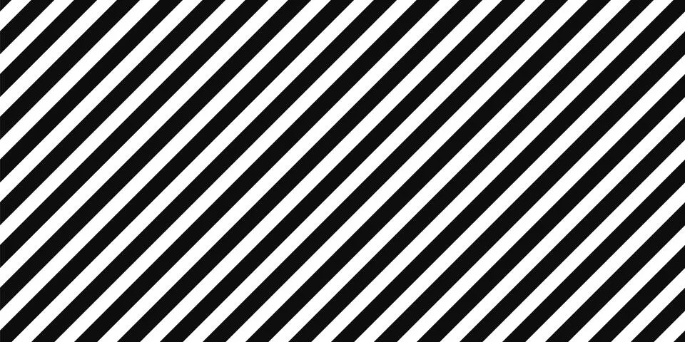 Diagonal black stripes on white pattern background Stock Illustration