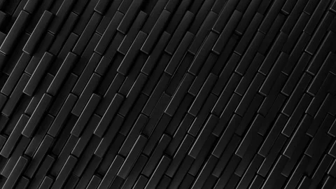 Diagonal black tiles pattern.Moving black wall up down.Geometric background loop Stock Footage 273784826