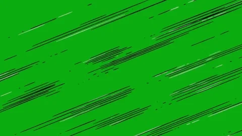 Diagonal black white comic lines animated on green screen dash effect speed Stock Footage 335218171