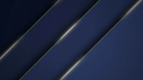 Diagonal blue layers golden light seamless loop motion background Stock Footage 344231246