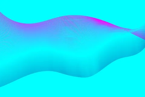 Diagonal Blue Stripes on Light Turquoise Gradient Minimalist Background Stock Illustration