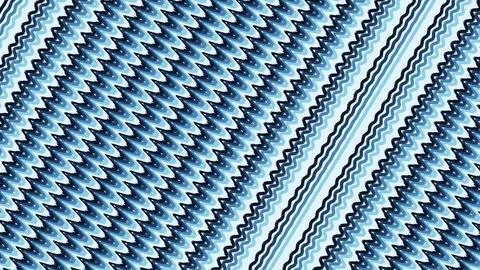 Diagonal blue zigzag stripes create a repeating abstract pattern with varying Иллюстрация
