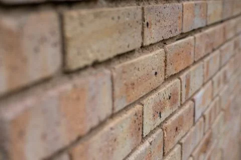 Diagonal Brick Wall 스톡 사진