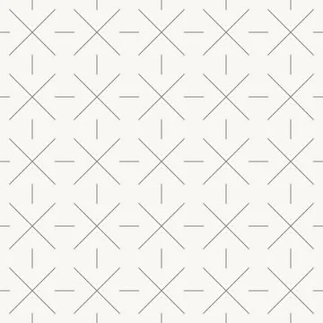 Diagonal cross line grid seamless pattern in minimal line design, geometric Stockillustratie