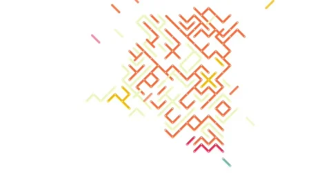 Diagonal Data Motion Builds Democratic Republic Congo Outline Video stock 323446916