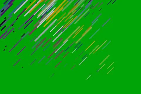 Diagonal design of colorful strips. Vector illustration with green background Stock Illustration