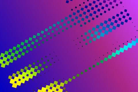 Diagonal design of geometric elements with gradient. Colorful gradient backgr Stock Illustration