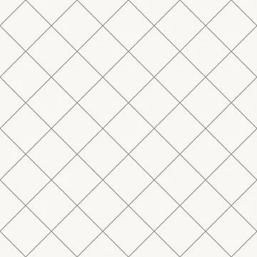 Diagonal diamond mesh seamless pattern in minimal line design, geometric Illustrazione stock