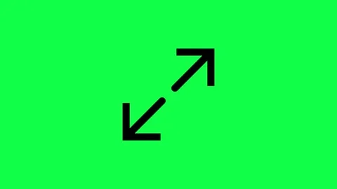 Diagonal expand arrow animation video Stock Footage 330432413