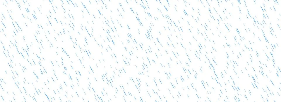 Diagonal falling rain seamless pattern. Pouring rain texture. Repeating tiny Stock Illustration