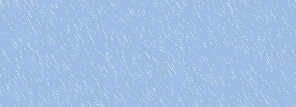 Diagonal falling rain seamless pattern. Blue color pouring rain texture Stock Illustration