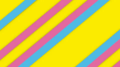 DIAGONAL FLAT COLOR STRIPES Stock Footage 99511154