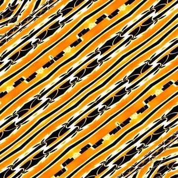 Diagonal Geometric Abstract Pattern Digital art techinque geometric ethnic... Stock Photos