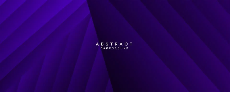Diagonal geometric overlay layer abstract dark purple banner design background Illustrazione stock