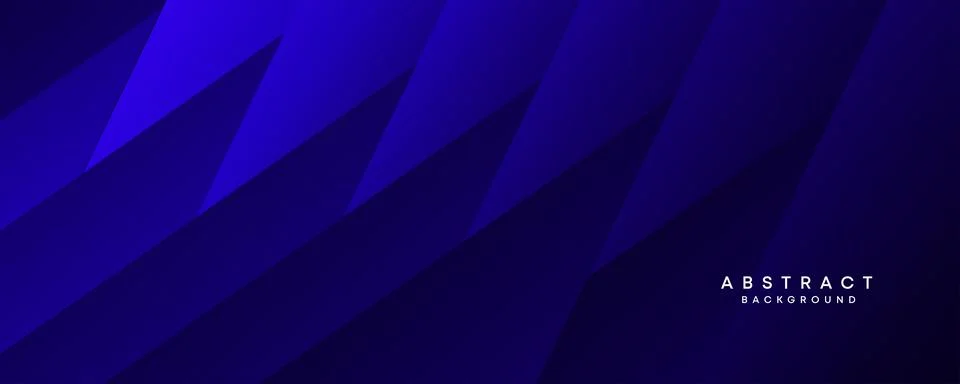 Diagonal geometric overlay layer abstract dark blue banner design background イラスト素材