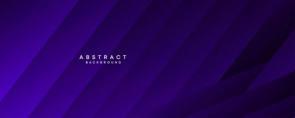 Diagonal geometric overlay layer abstract dark purple banner design background Stock Illustration