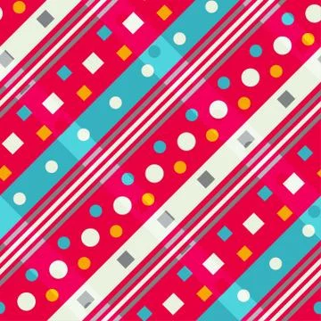 Diagonal geometric. Seamless pattern. Stock Illustration