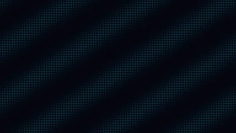 Diagonal glowing grid lines forming a dark abstract digital pattern Video stock 335118216