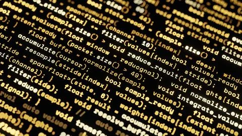 Diagonal golden code background for programming and technology 스톡 일러스트
