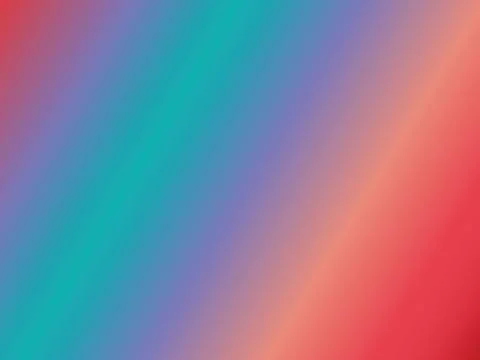 Diagonal gradient background: teal, purple, and coral Stockillustratie