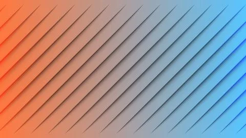 Diagonal gradient stripes with subtle shadow effect abstract background Stock Illustration