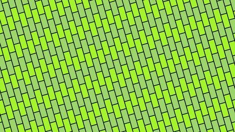Diagonal green brick pattern background texture Stock Illustration