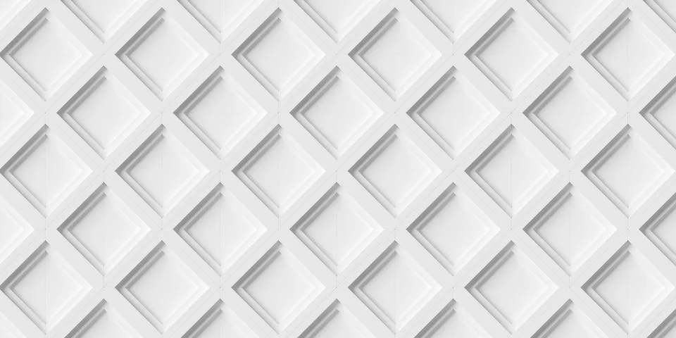 Diagonal grid of multi stepped white cubes or boxes background wallpaper ba.. Stock Illustration