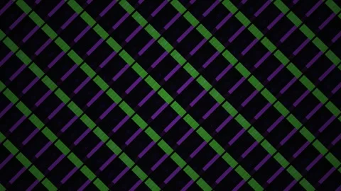 Diagonal Grid Pattern with Purple Green. Stock Footage 334186268