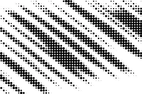 Diagonal Halftone Dot Pattern Texture Stock Illustration