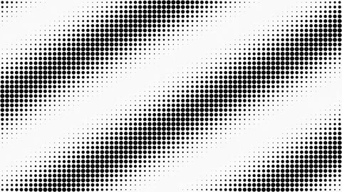 Diagonal halftone pattern with increasing dot density Vidéo 346136348