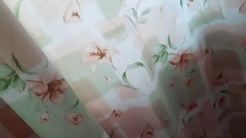 Diagonal Light Pattern on Curtain Видео 243001711