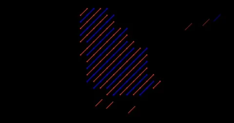 Diagonal Line Animation Reveals Map of Serbia Stock Footage 327935982
