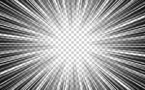 Diagonal line background. Comic sun rays. Abstract black and white radial l.. Illustrazione stock