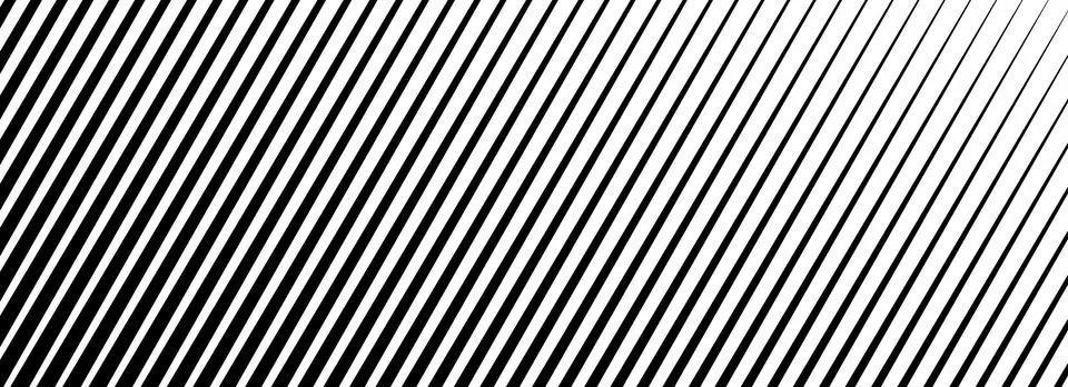 Diagonal line halftone gradation texture. Fade oblique stripe gradient Illustrazione stock