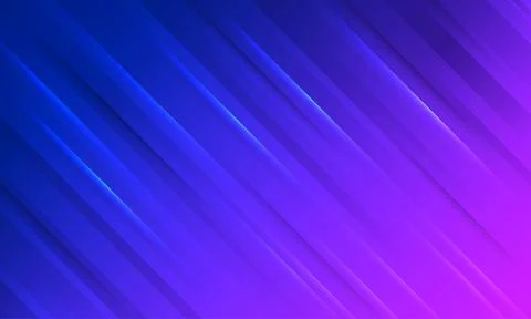 Diagonal lines and shadow, light on blue and pink gradient Stock Illustration