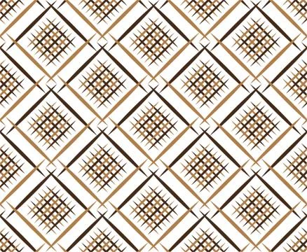 Diagonal lines gride seamless texture, vector fabric pattern background Stock Illustration