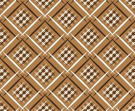 Diagonal lines gride seamless texture, vector fabric pattern background Stockillustratie